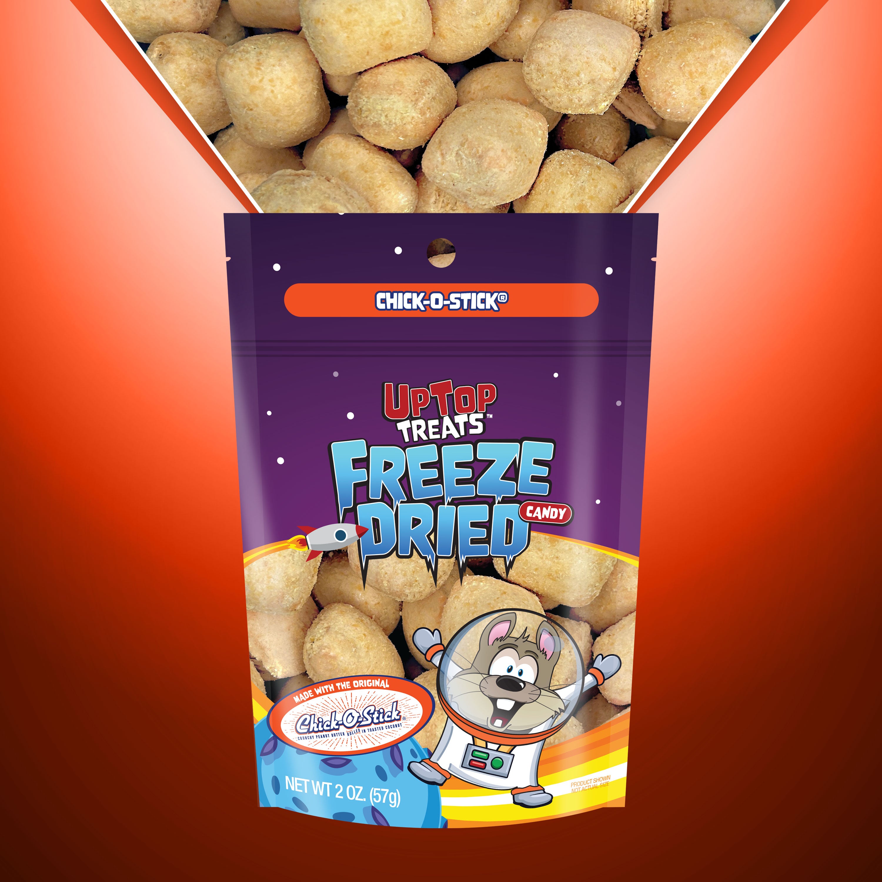 Chick-O-Stick Freeze Dried Hard Candy Uptop Treats Bag