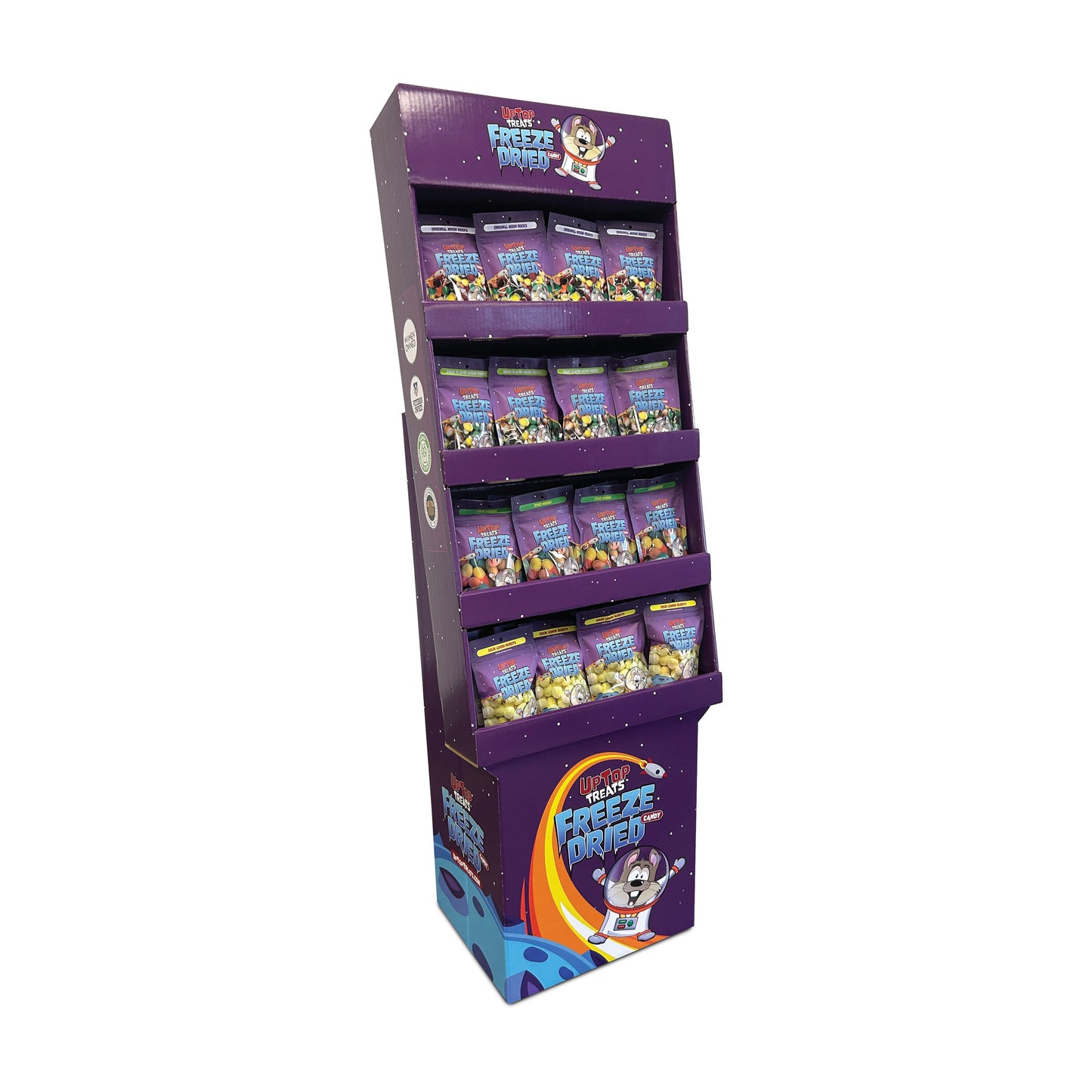 Filled Floor Display (Fits 72 Small, 60 Large)