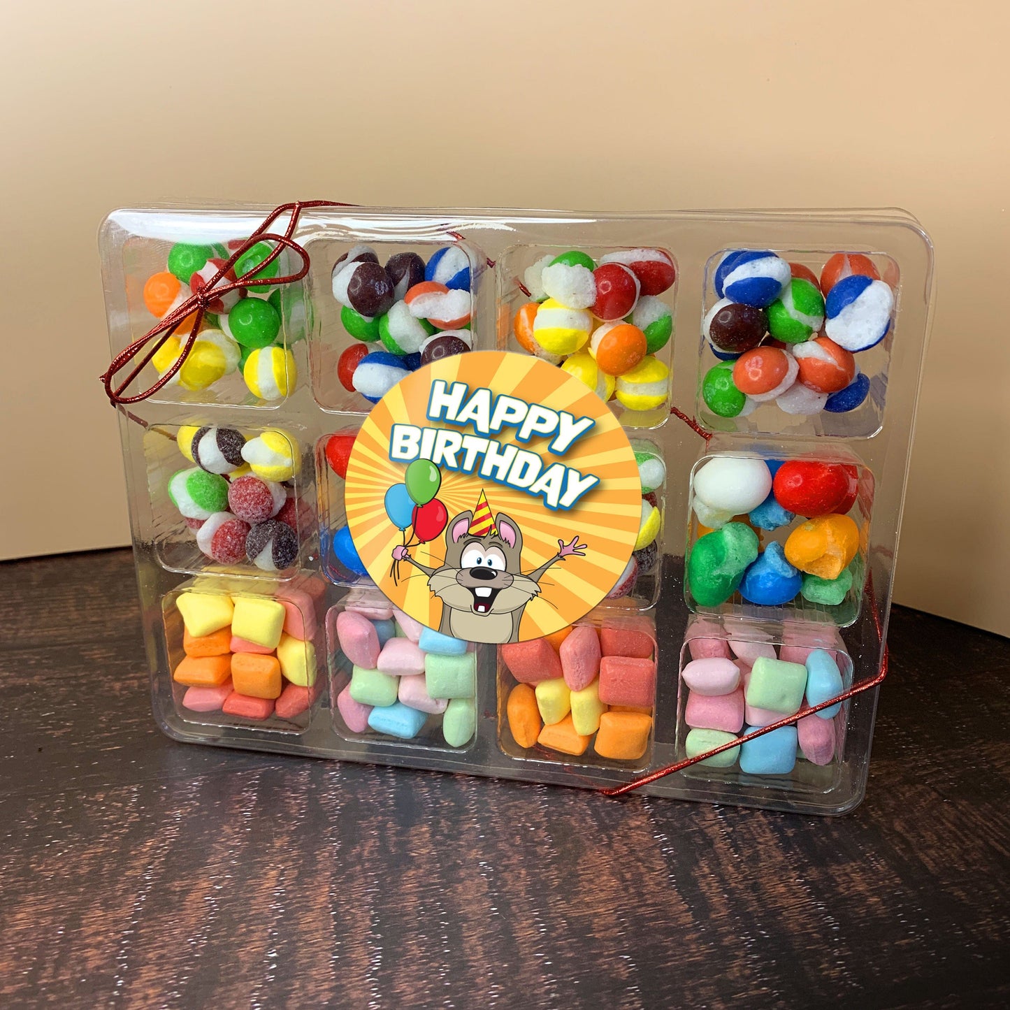 Happy Birthday themed Freeze Dried Candy Tackle Box - 6.42oz – UpTop Treats