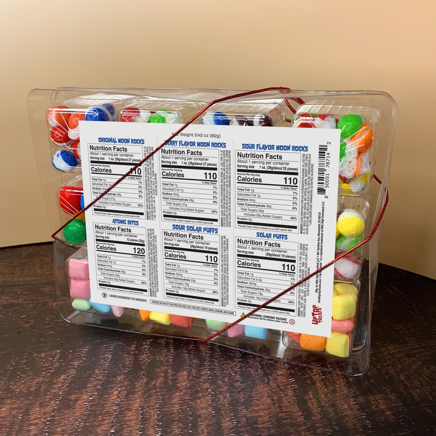 Happy Birthday themed Freeze Dried Candy Tackle Box - 6.42oz