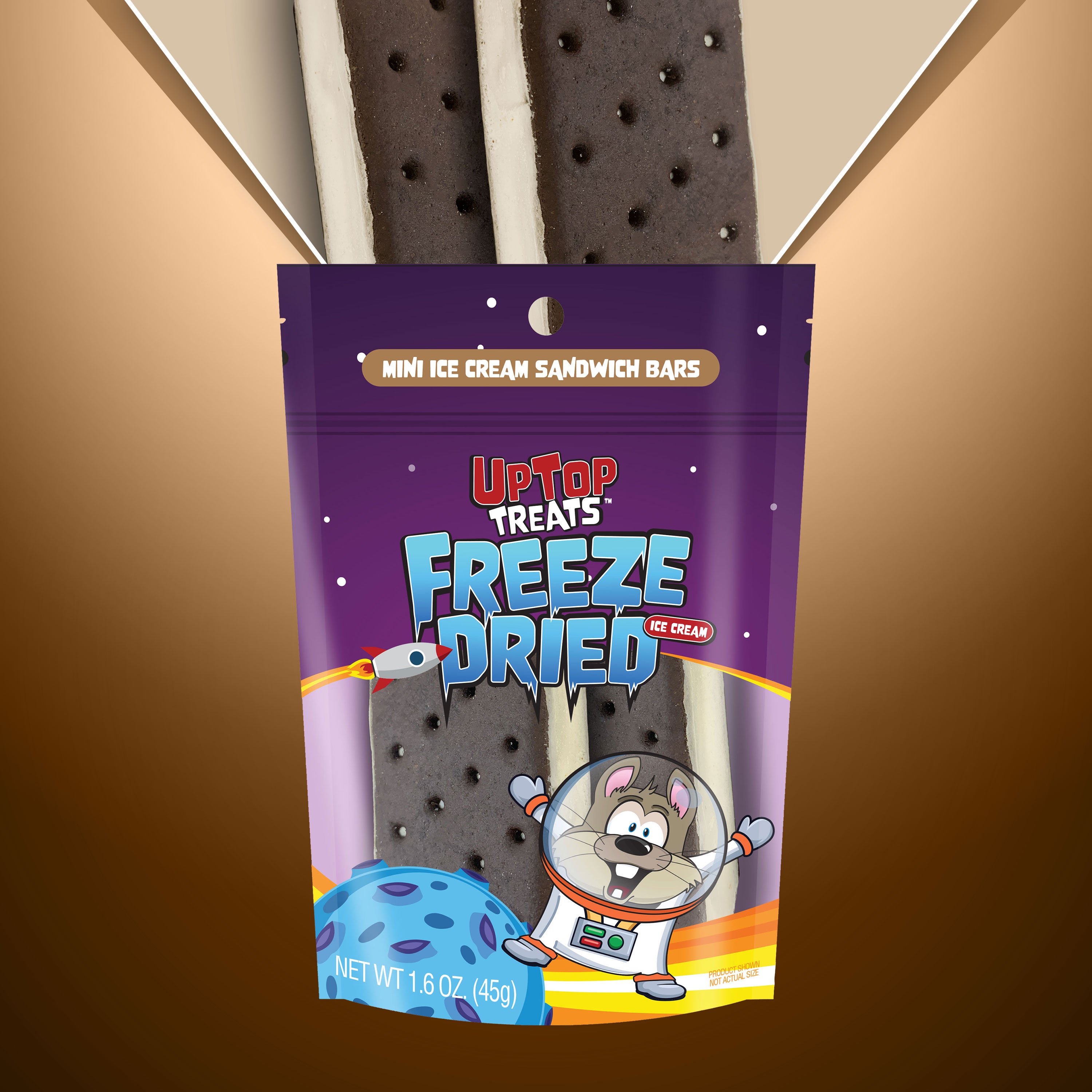 Freeze Dried Mini Ice Cream Sandwich Bars