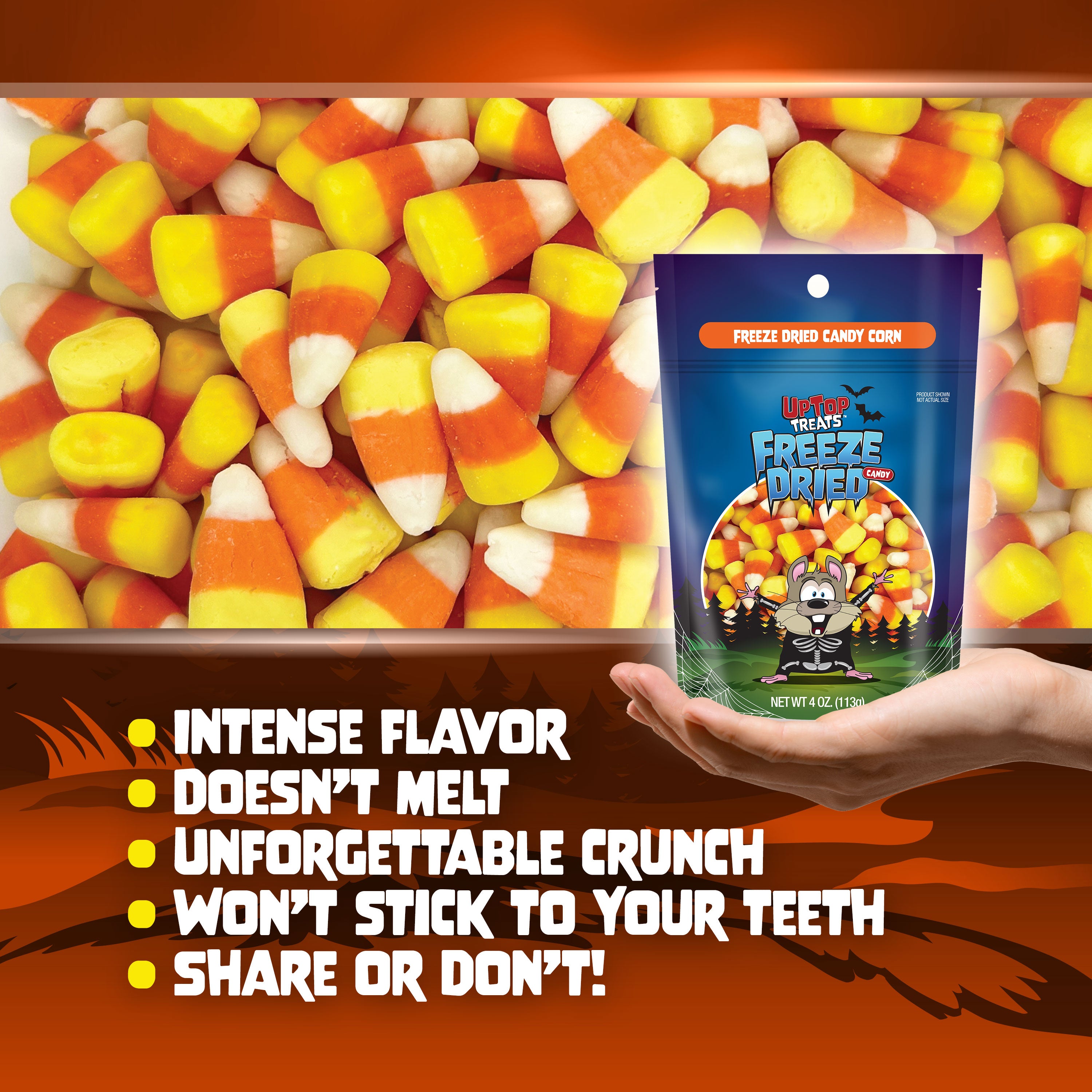 Freeze Dried Candy Corn - Halloween Candy