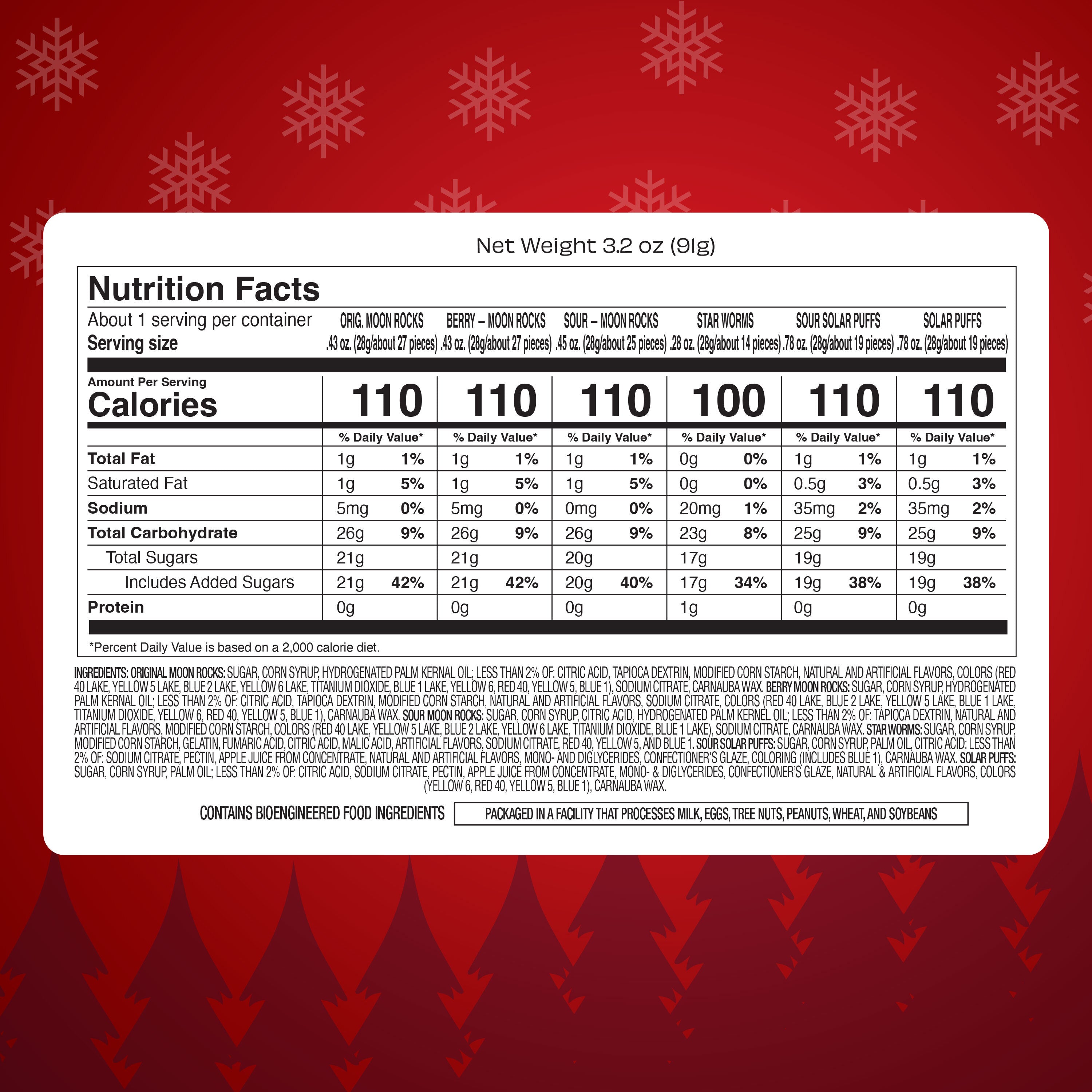 Mini - Holiday - Freeze Dried Candy Sampler Box